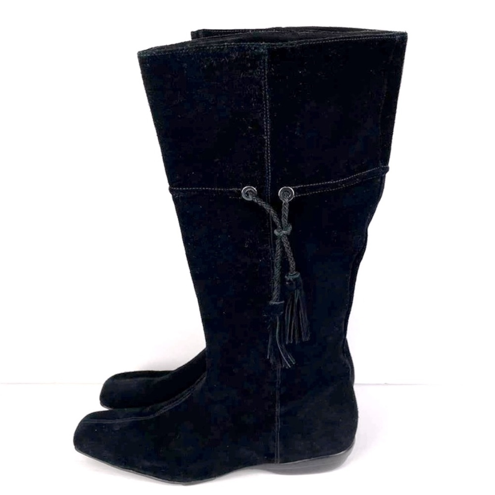 Cole Haan Tall Suede Tassel Boot